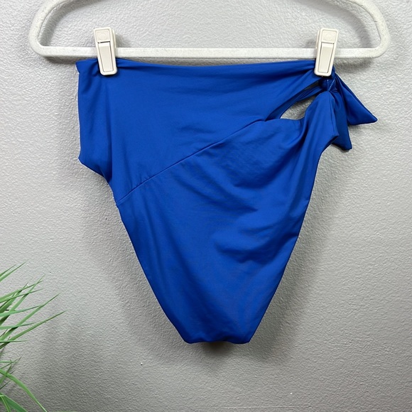 NWT Becca Swim Bottoms High Waist Side Tie Medium - Picture 5 of 9